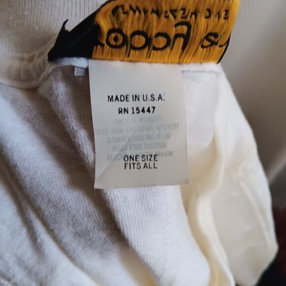 Vtg Single Stitch 80's OSFA T-shirt Robby Len Swim Top Abstract Graphic USA - Picture 5 of 11